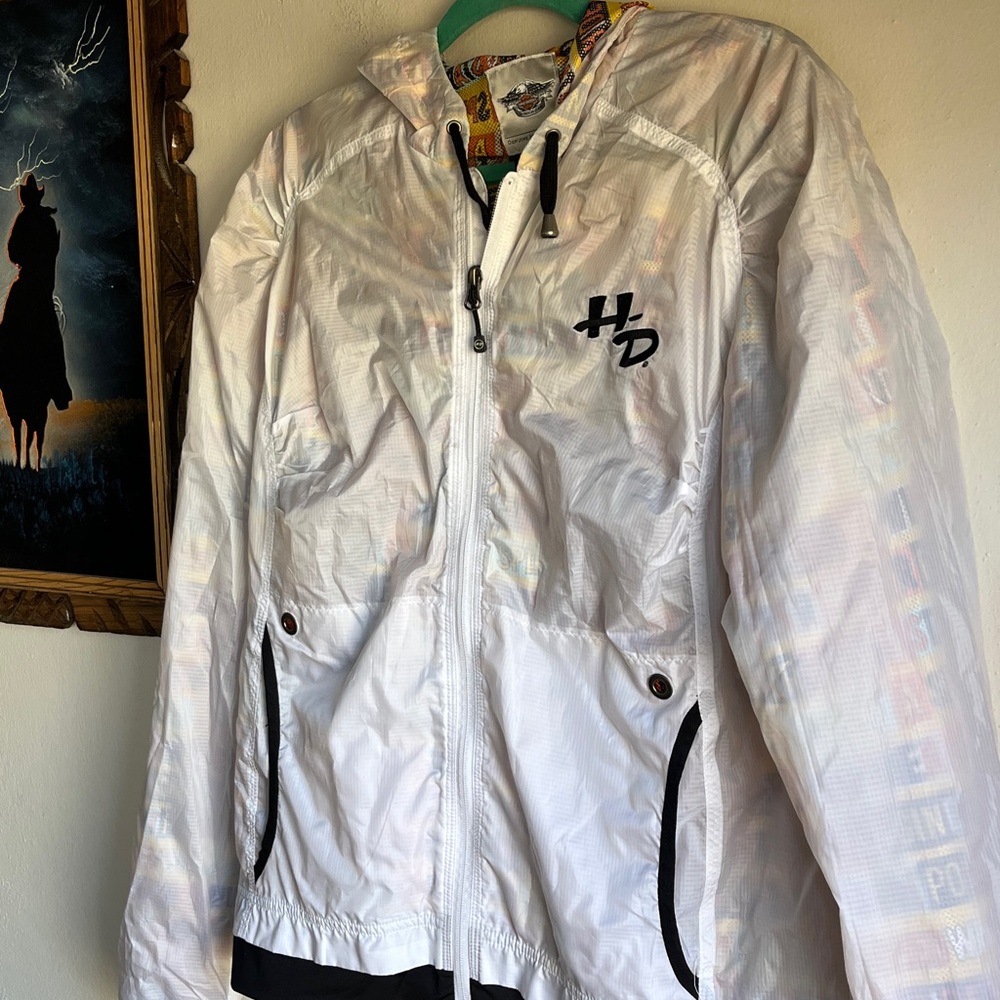 Hooded Harley Davidson Polyester Jacket